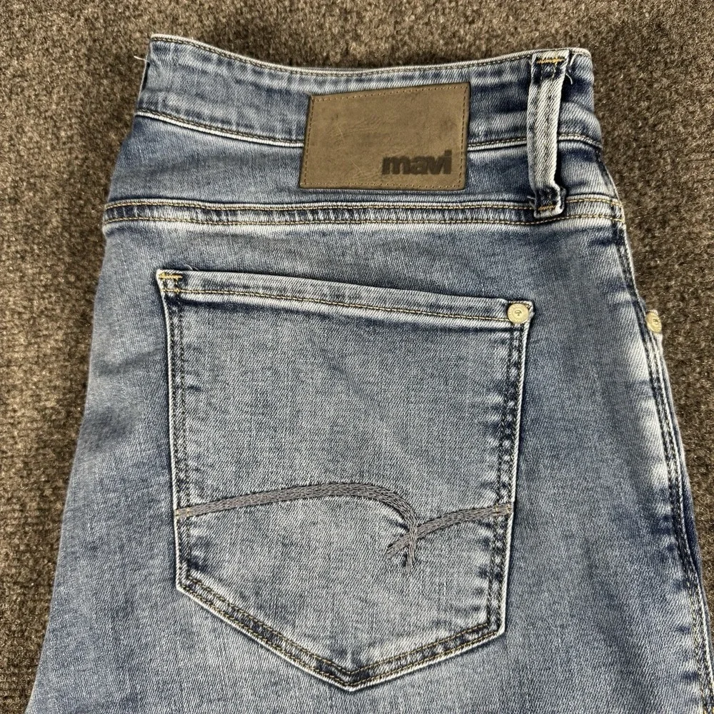 Mavi Jake Slim Leg Light Wash Jeans Mens Size 32